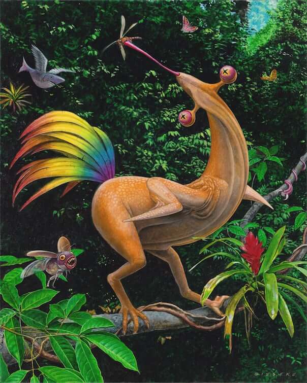 Rainbow-Tailed Limb Hopper